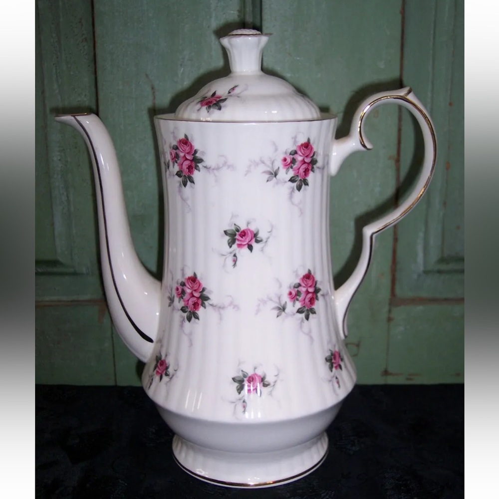 Hammersley Spode Bone China Princess House Windsor Rose Coffee Pot England